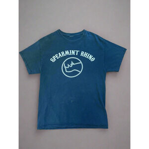 Vintage Y2K Spearmint Rhino Logo Tee Size M